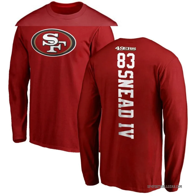 Willie Snead IV T-Shirt | Authentic San Francisco 49ers Willie Snead IV ...