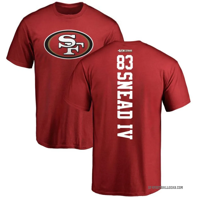 Willie Snead IV T-Shirt | Authentic San Francisco 49ers Willie Snead IV ...